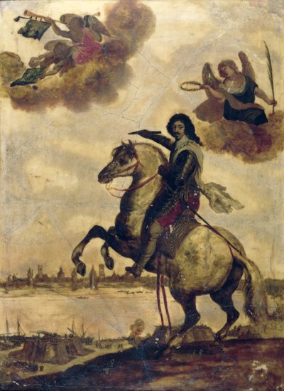 Louis XIII at the Siege of La Rochelle by French School